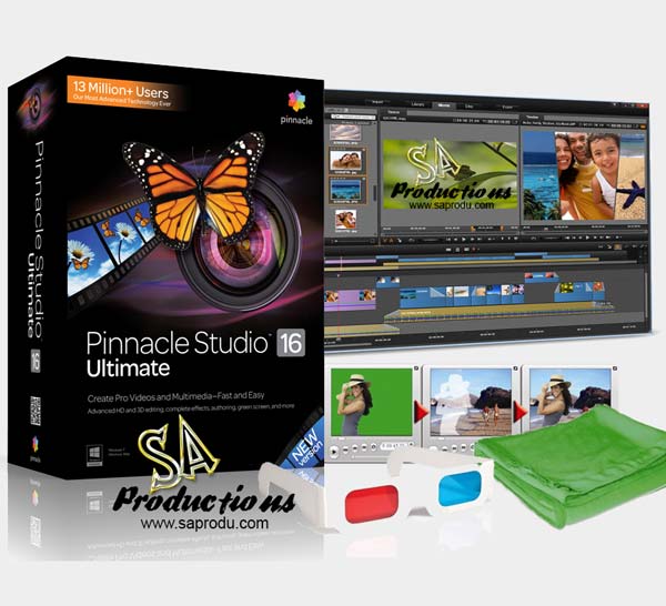 Pinnacle Studio 16 Ultimate ORIGINAL - Box FULL